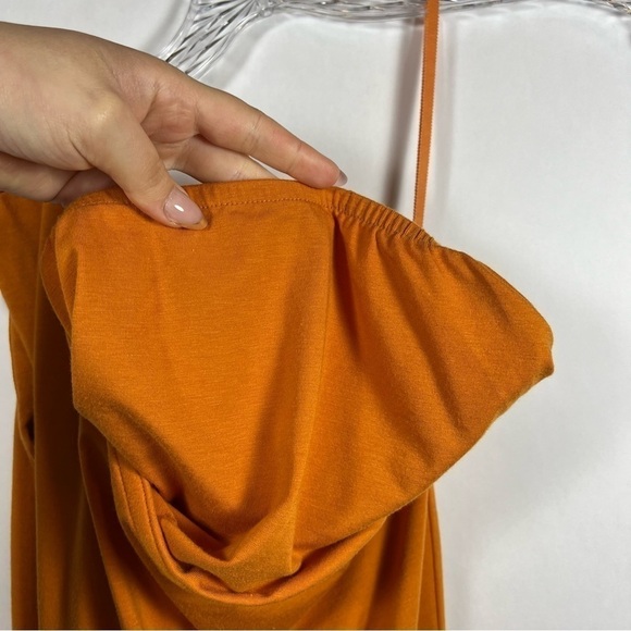 Cuyana women’s one shoulder top size XL orange - Picture 9 of 10